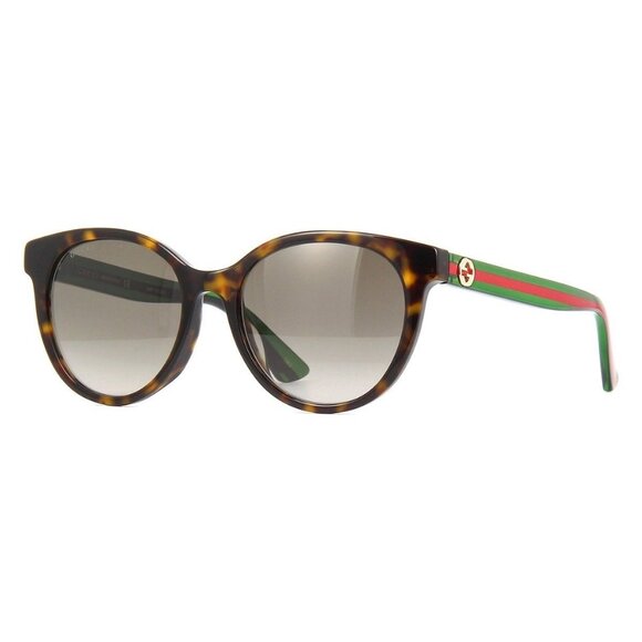 New GUCCI Havana Round GG0702SK 003 Sunglasses Women - Picture 1 of 3